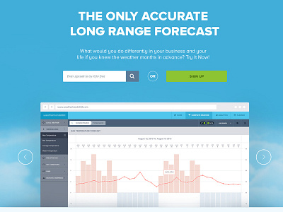 Landing Page app clean home page landing page modern ui weather website