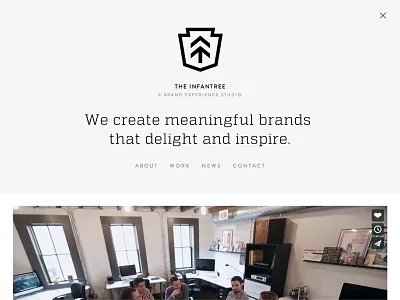 The Infantree Homepage 1 branding design responsive web web design website