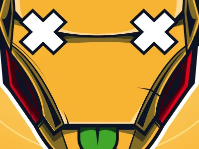 Ironman mask comics illustration iron man wallpaper