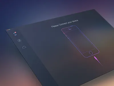 Connect your Device color connect dark device flat icloud icon iphone itunes