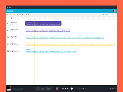 Online DAW - WIP audio daw music recording sounds wave
