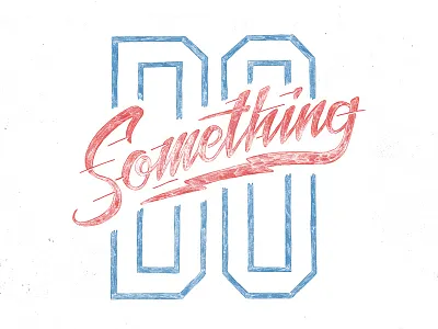 Do Something hand lettering pen ink sevenly texture typography