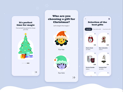 Gift List Generator animation app app design branding design ecommerce app ecommerce design gift shop illustration interface mobile app motion graphics online shopping online store shopping app ui uiux ux