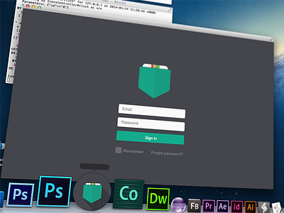 My first - Mac App app design mac photoshop service