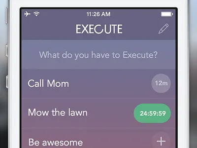 Execute for iOS execute gradient ios learn sketch