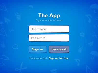 Learning app final app application form icons ios iphone login menu mobile mobile app sidebar