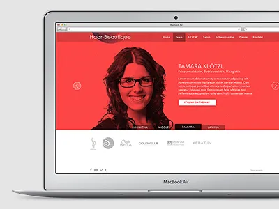 Hairdresser Webdesign barbershop hair hairdresser interface interface design interfacedesign portfolio ui user interface userinterface webdesign website