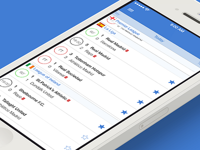 Snap Scores Match Info blue ios ios7 iphone preview retina scores snap