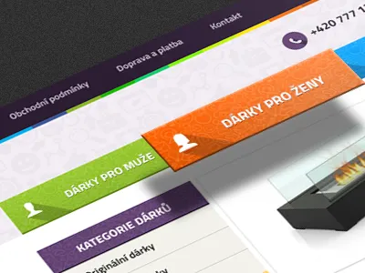 Gadget Shop colorful ecommerce flat gadget gifts online store prestashop shop visualcreative