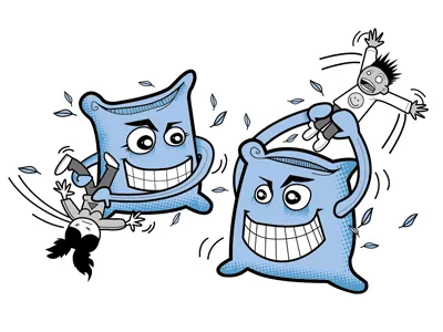 PillowFighT illustrator