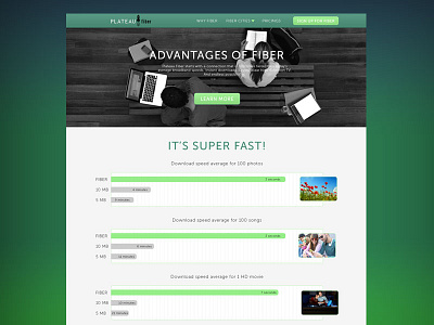 Plateau Fiber color design fiber mockup photoshop plateau ui ux website