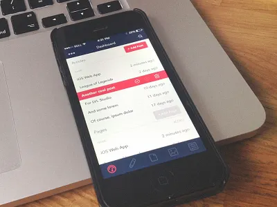 Mobile Dashboard admin app cms control panel dashboard mobile