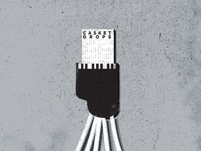 Piano Shredder dropshadow halftone handlettering music piano poster print screen print script shredder texture