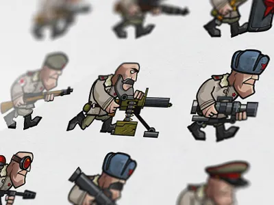 Soviet units call of victory character game game art ipad soviet unit war ww2