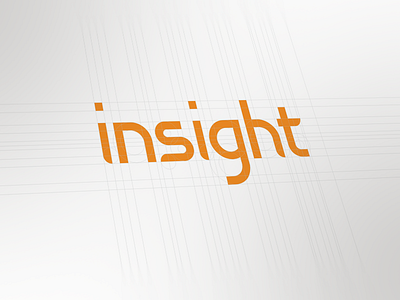 Insight Logo custom text guides illustrator insight logo typography