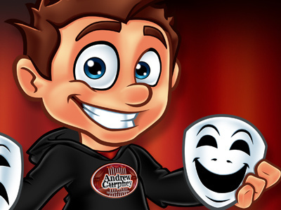 Andrew Curphey - Mascot Design cartoon character human logo design mascot mascot design photoshop theatre
