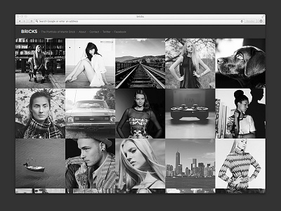 Bricks dunked portfolio template