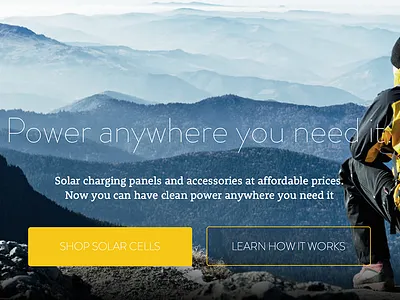 Calls To Action ecommerce home page shopify