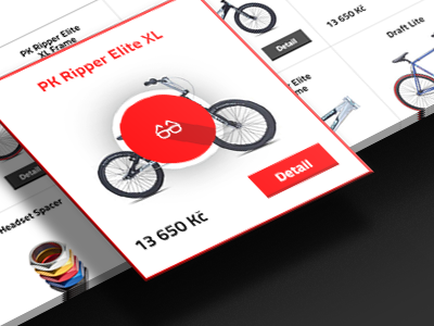 Bike online store bicycles clean ecommerce eshop flat modern redesign shop visualcreative