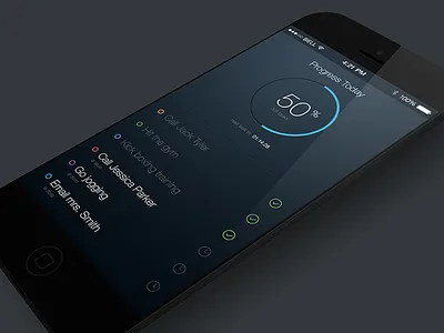 Reminder App agenda app clean ios iphone mobile psd status time ui user interface ux