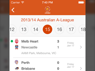 Progress on NextGame app ios nextgame ui