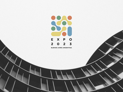 Expo 2023 brand branding colors design expo graphics logo logo design logo mark studio typography ui ux vector