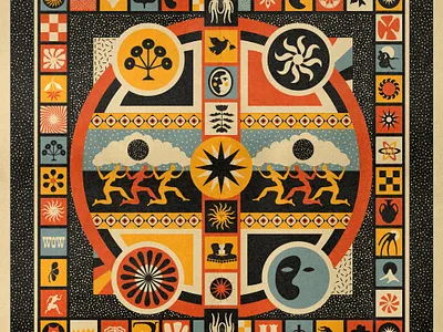 Carrying the Clouds apperal branding design editorial graphic design illustration illustrator music poster print retro vibrant vintage