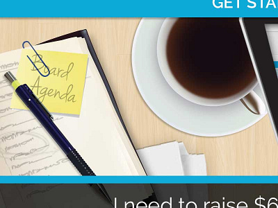 Donorpath Homepage Design coffee desk paper pen