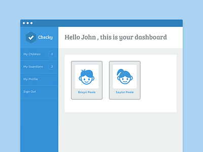 Checky - Dashboard dashboard flat
