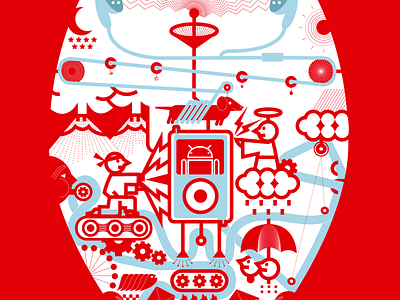 illustration for a lamp illustration ipod lamp