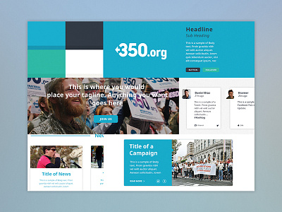 Style Tile design digital guide social typography ui web