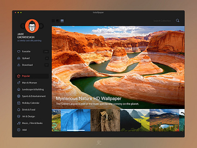 Installpaper Sidebar bar client hd interface mac pc photograph picture popular sidebar wallpaper