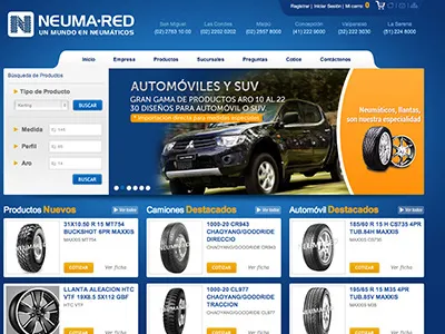 Web Neumared blue car design jeep mountain tires web webdesign wheel