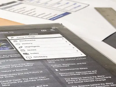 Weighted cardboard prototype for iPad 1 paper prototype