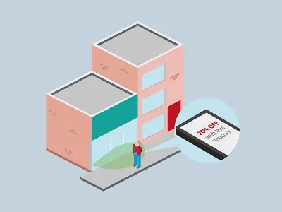 Ibeacons ibeacons illustration isometric