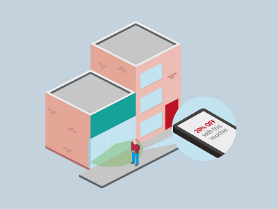 Ibeacons ibeacons illustration isometric