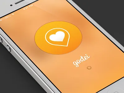 Gostei Splashscreen app gui interface ios7 splashscreen ui