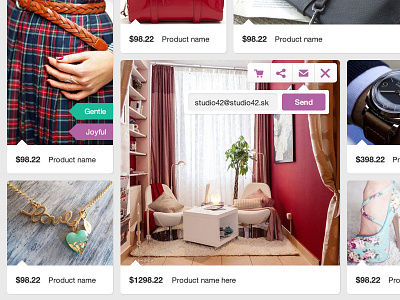 UI for Ecommerce Widget design ecommerce ui ux widget