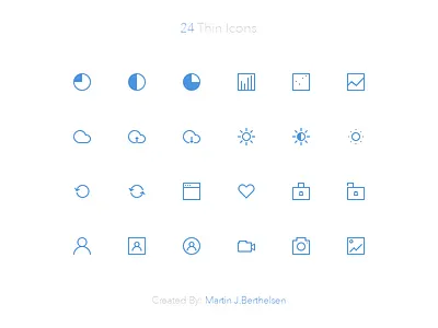 24 Thin Icons v2 brightness cloud contrast download free freebie icon set upload
