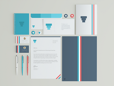 Brand Identity book brand branding business card colors envelope identity letterhead logo pen stationery