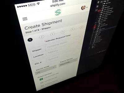 Mobile Form button drop down form input mobile progress responsive