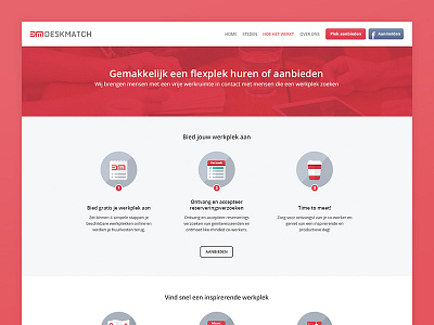 Tour page [Dutch] benefits features flat tour ui webdesign