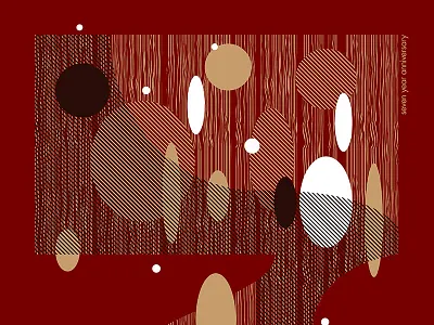 Poster for 7 yr Anniversary design illustration layout poster screenprint vector