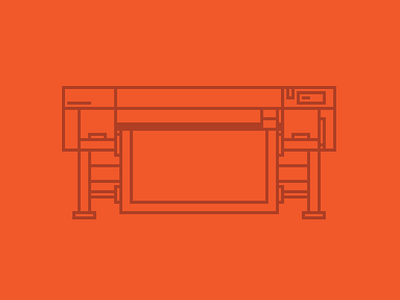 Big Mama GS6000 big mama gs6000 illustration line drawing line illustration wide format printer