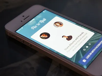 Splash Page 7 facebook intro ios iphone login page screen splash