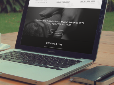 Gigdropper Landing Page design flat fullscrean home landing minimal ui web
