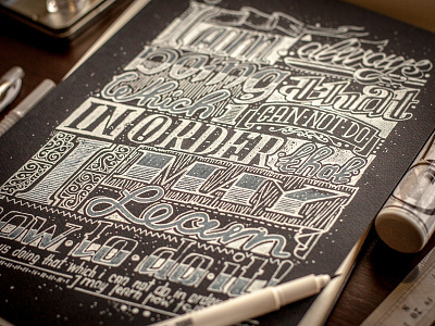 Typo calligraphy font hand writing handmade lettering pen poster texture type typography