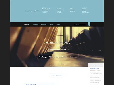 Checklist Continued landing page web