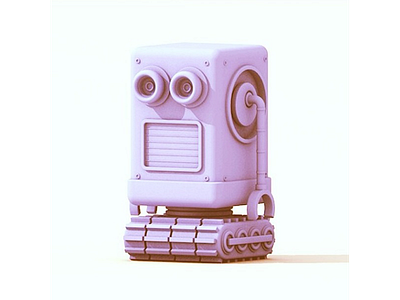 Boy-Bot 3d bolts bot c4d machine mechanics model render robot robotics tracks vent