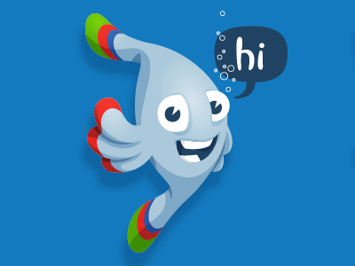 Character design character design fish illustration